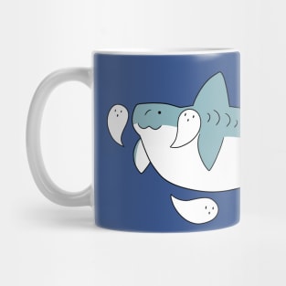 Shark with Ghosts Mug